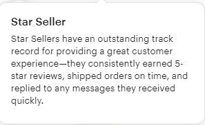 Star Seller Badge - Etsy SEO